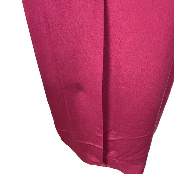 Talbots Pure Silk 2 Piece Wine Jacket and Sleeveless Sheath Maxi Dress S… - Picture 7 of 15